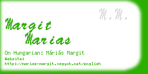 margit marias business card